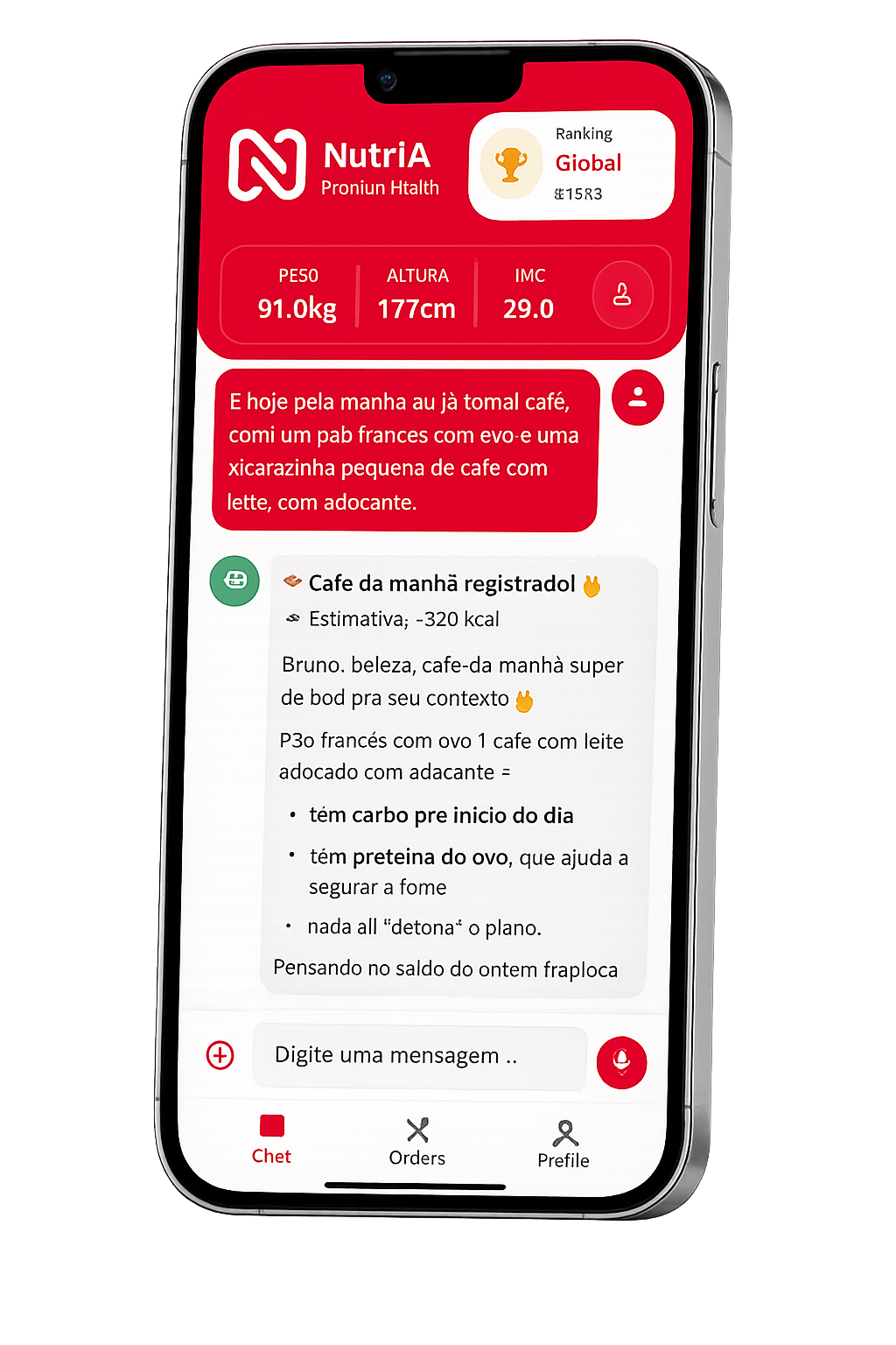 NutrIA app preview
